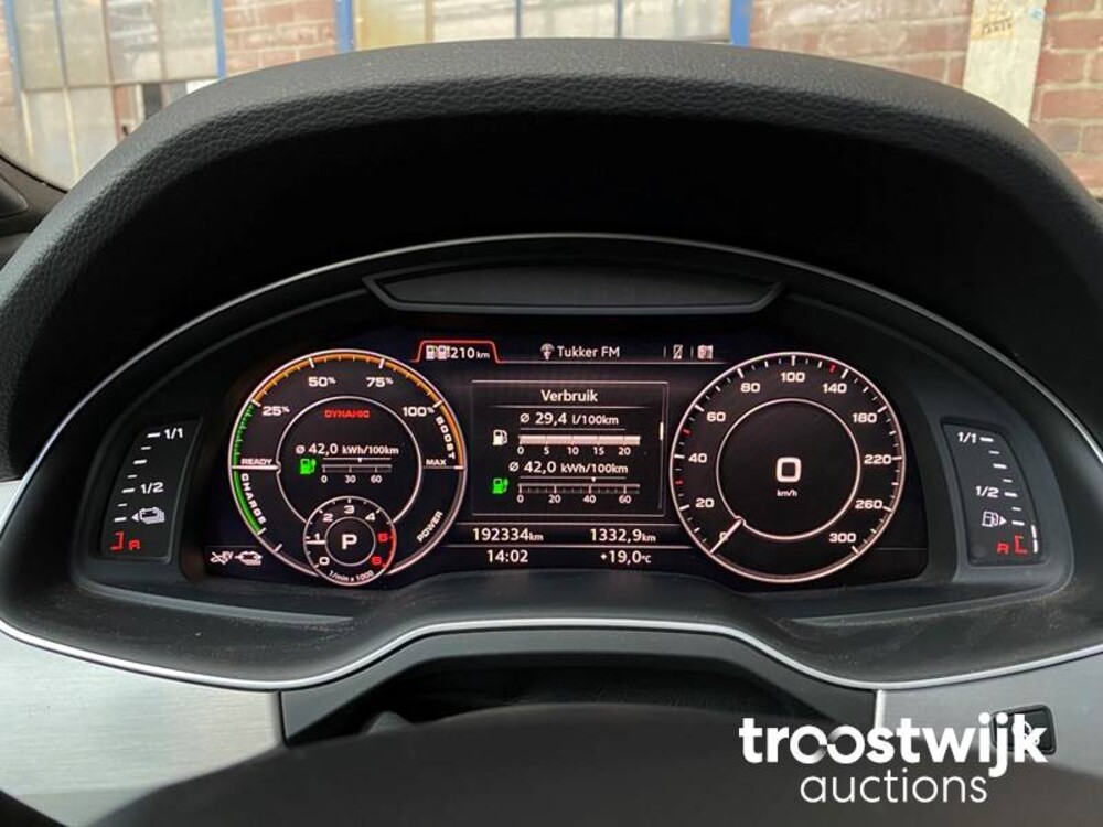 Audi Q7 E-Tron Plug-In Hybride S-Line 3.0 TDI Quattro Sport 373pk 2016 -Orig. NL-, KP-497-H