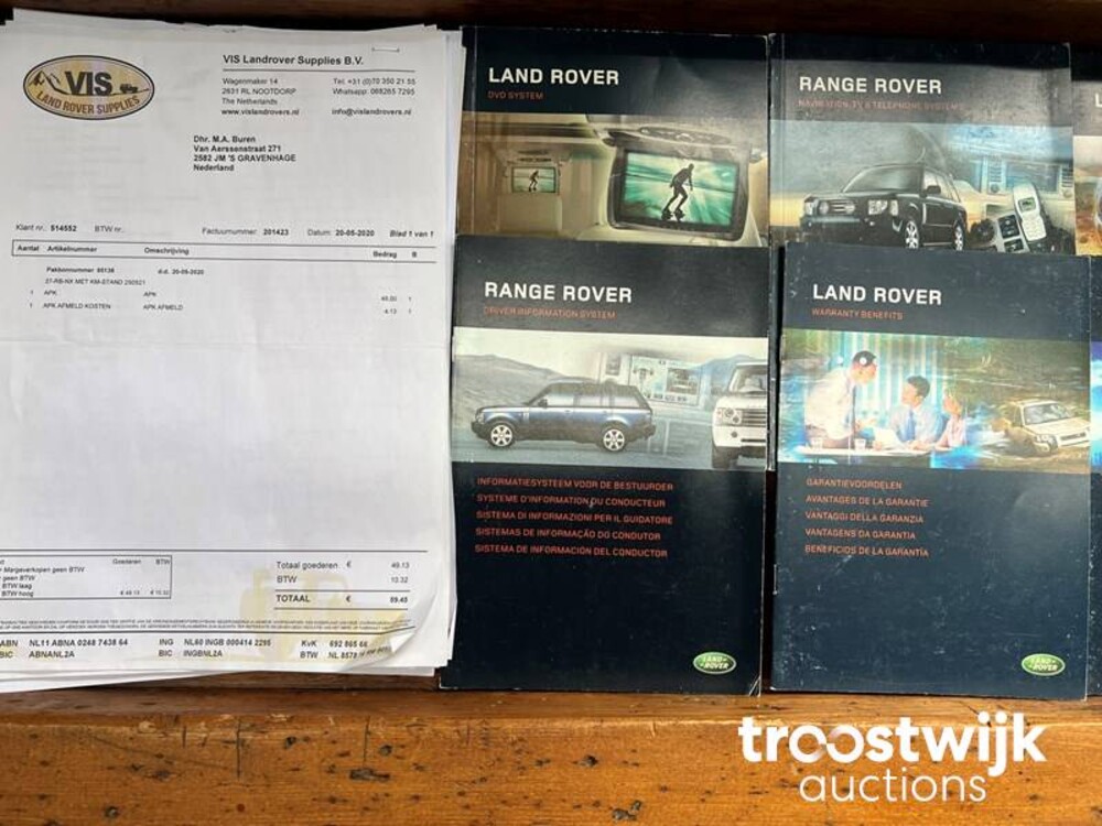 Land Rover Range Rover Vogue 4.4 V8 286pk 2005 -Orig. NL-, 37-RB-NX -Youngtimer-