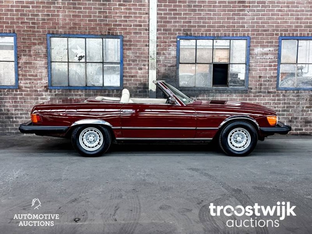 Mercedes-Benz 450SL Roadster 218pk 1977 SL-Klasse, 30-YD-72