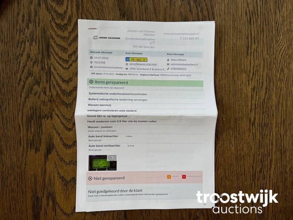 Opel Grandland X Turbo Business Executive 131pk 2018 -Orig. NL-, TR-492-D