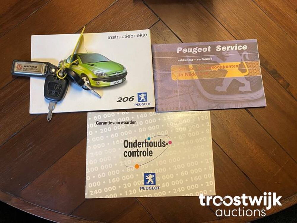 Peugeot 206 CC 1.6-16V 109pk 2002 -Orig. NL-, 83-JK-FL