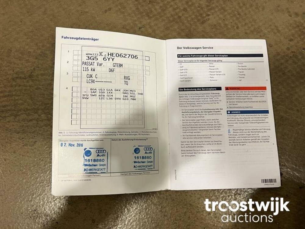Volkswagen Passat Variant GTE 1.4 TSI Highline 218 PS 2016, XG-966-V