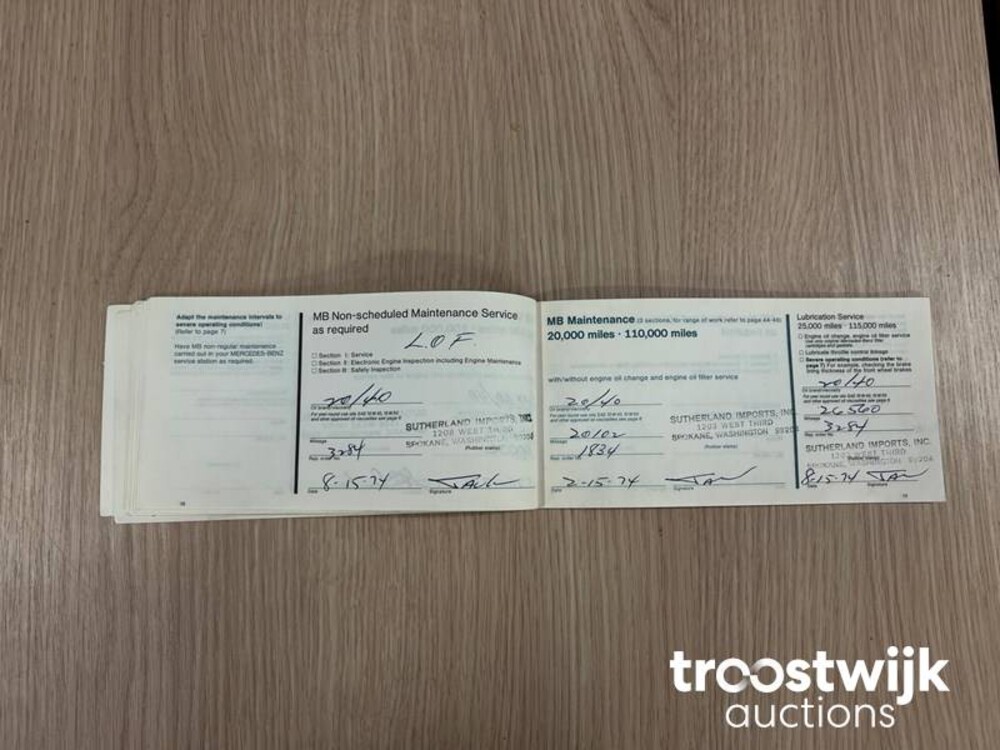 Mercedes-Benz 450SL Roadster R107 218 PS 1973, PT-XS-65