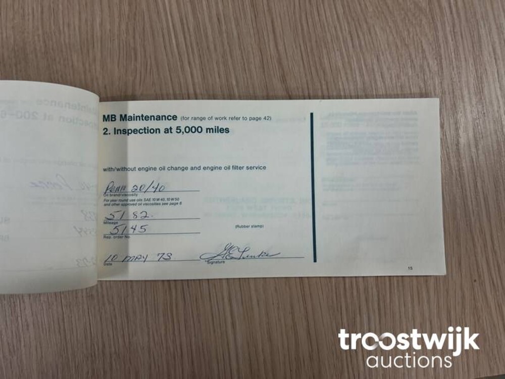 Mercedes-Benz 450SL Roadster R107 218 PS 1973, PT-XS-65