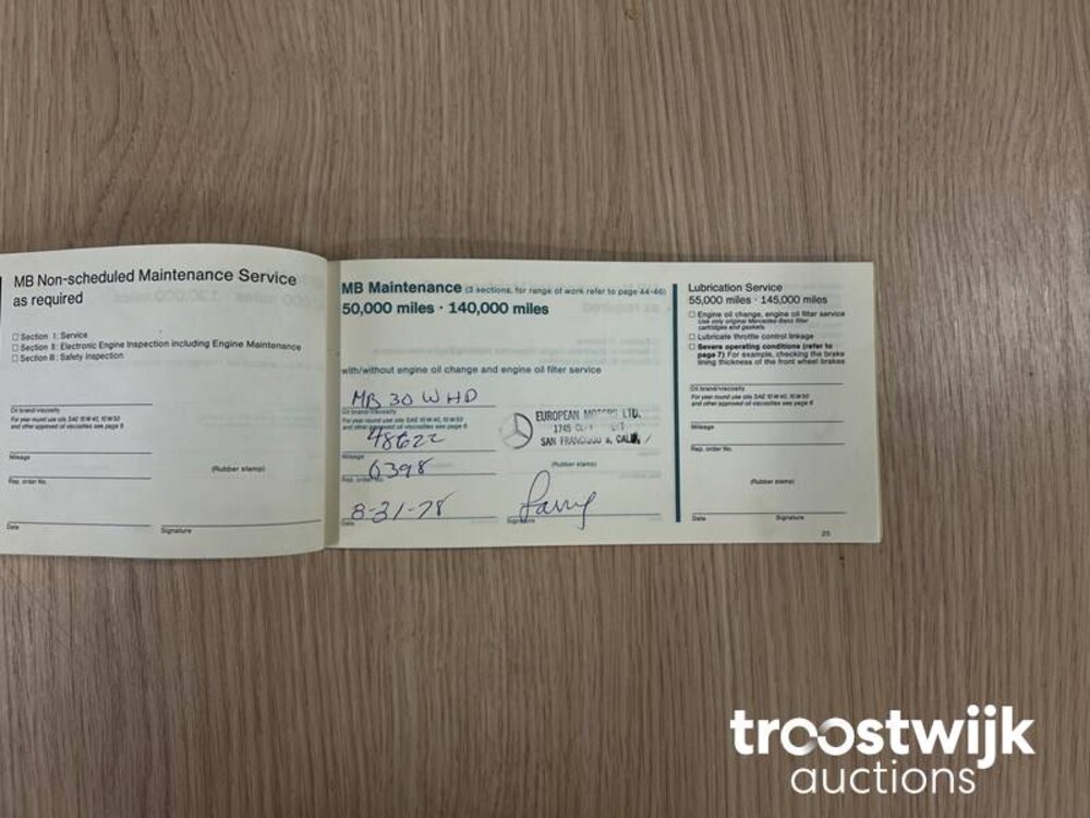 Mercedes-Benz 450SL Roadster R107 218 PS 1973, PT-XS-65