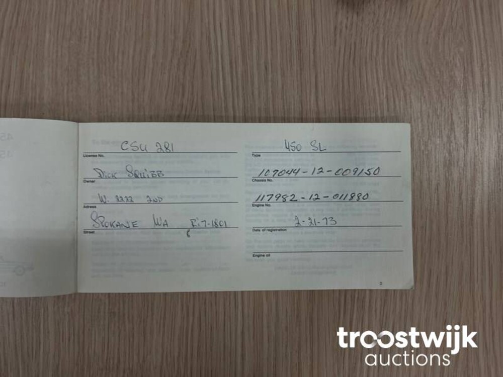 Mercedes-Benz 450SL Roadster R107 218 PS 1973, PT-XS-65