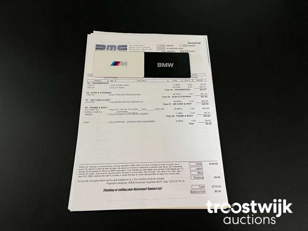 DeLorean DMC-12 2.8 V6 130 PS 1981