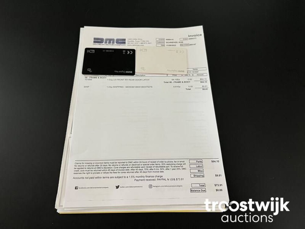 DeLorean DMC-12 2.8 V6 130 PS 1981