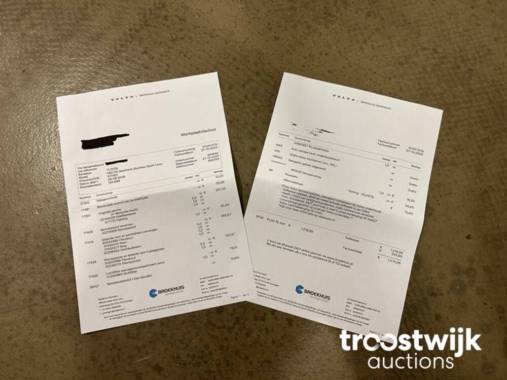 Volvo V60 Business Sport 2.0 D4 190PS 2018 -Orig. NL-, TL-707-B