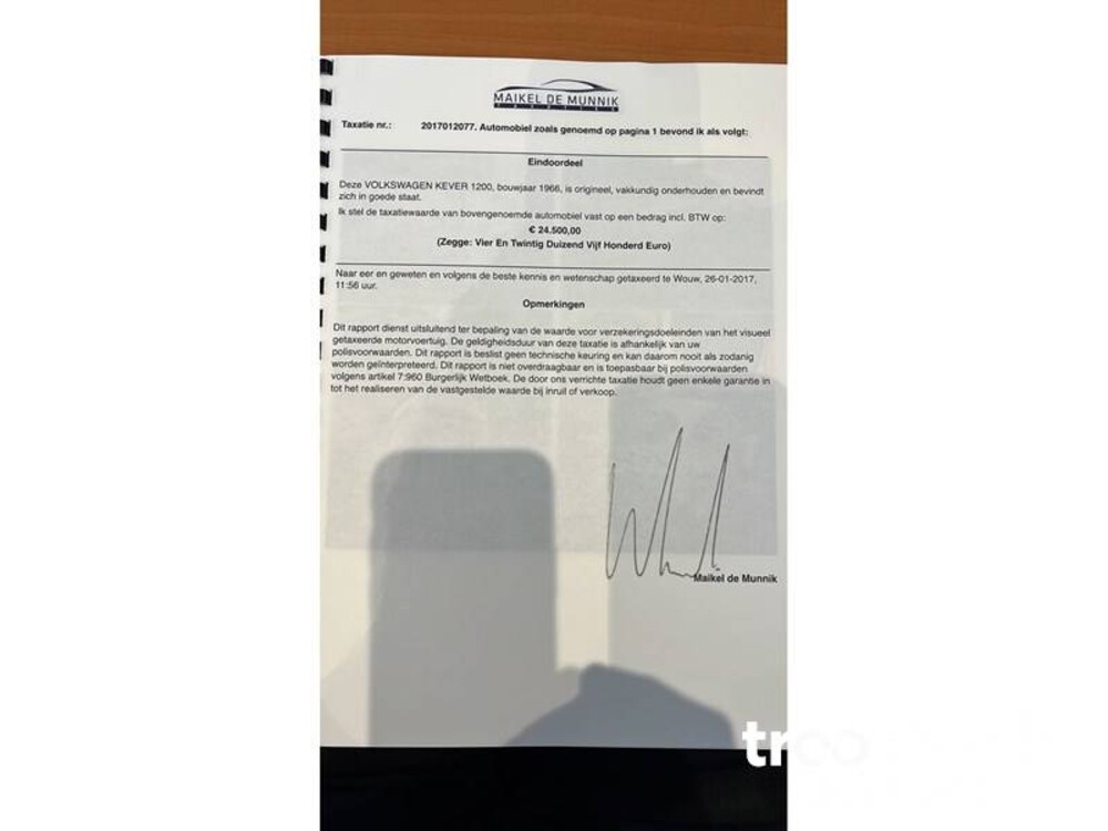 Volkswagen Kever 1600 35pk 1966, DE-29-41