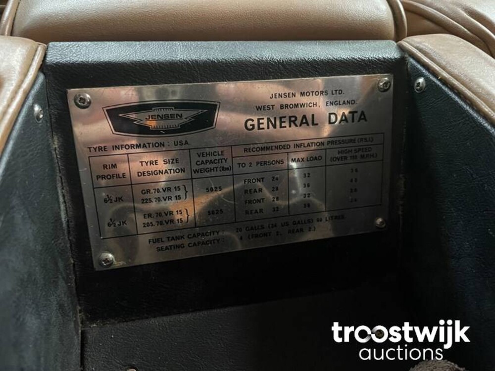 Jensen Interceptor III 7.2 330pk 1974, 54-YD-23