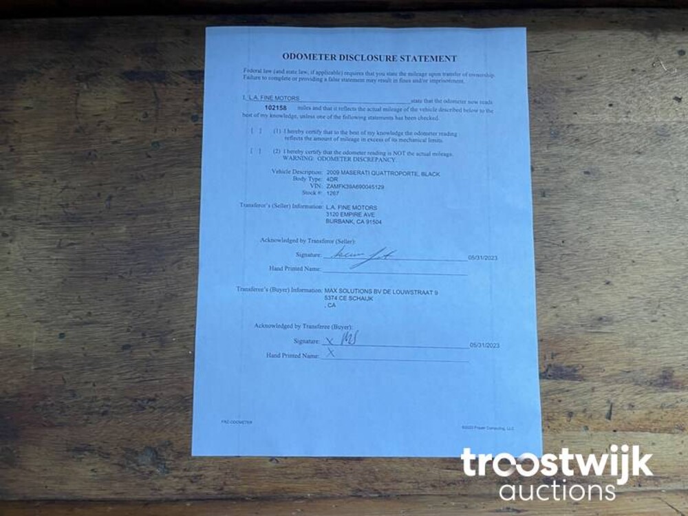 Maserati Quattroporte S 4.7 V8 430PS 2009