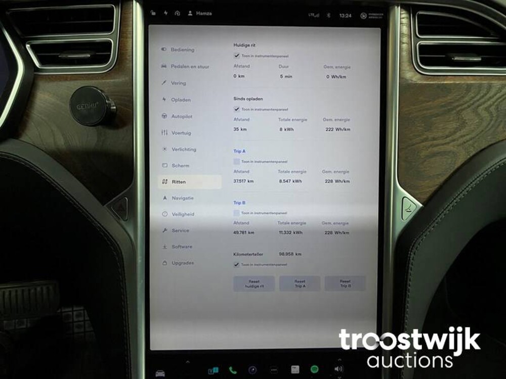 Tesla Model S 100D  417hp 2018, H-427-KG -Manufacturer's warranty-