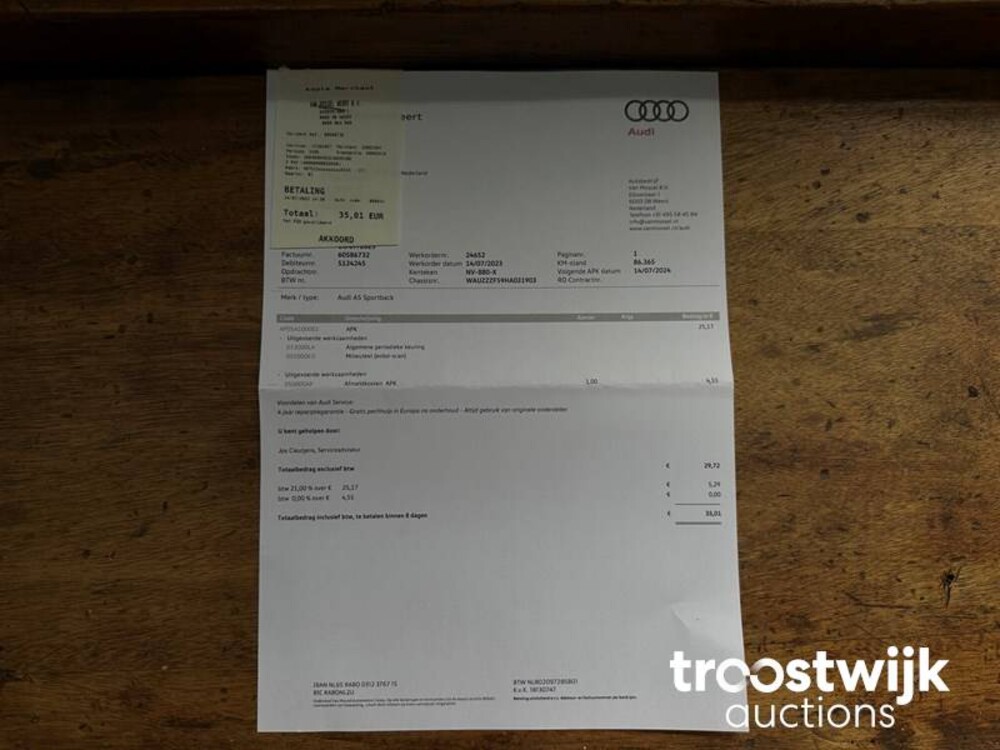 Audi S5 Sportback 3.0 TFSI Quattro Pro Line Plus 354 PS 2017, NV-880-X