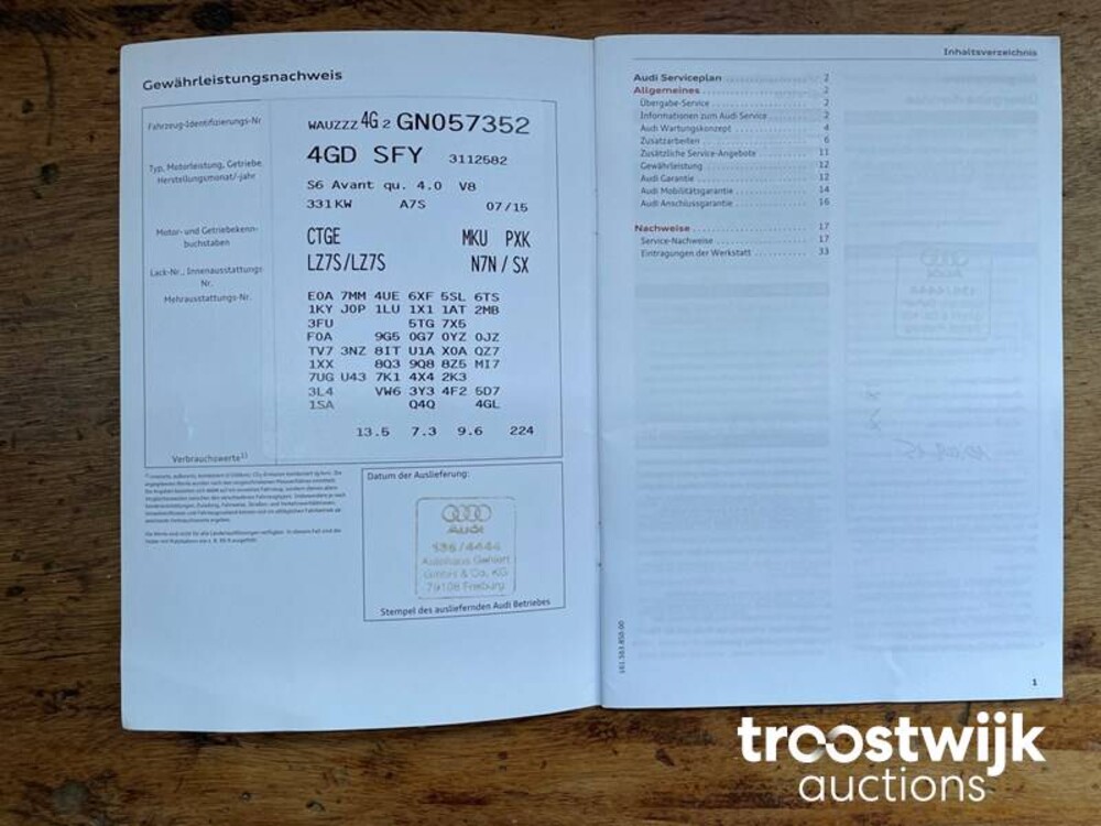 Audi S6 4.0 TFSI Quattro Pro Line Plus FACELIFT 450PS 2015, G-193-GZ