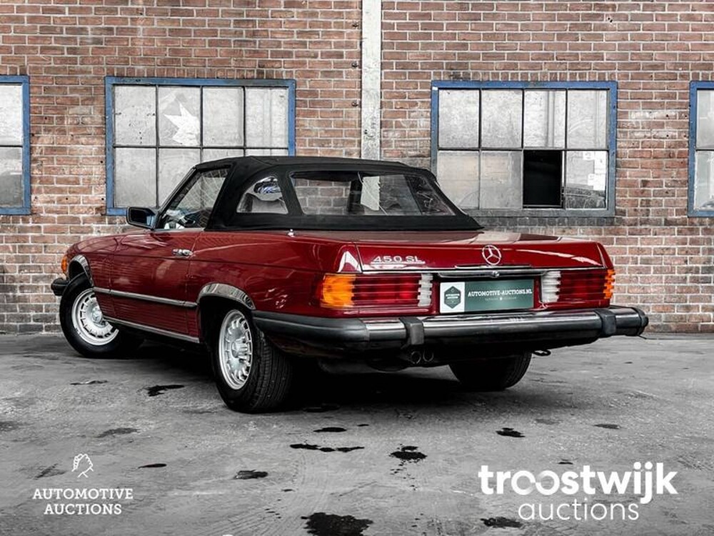 Mercedes-Benz 450SL Roadster 218pk 1977 SL-Klasse, 30-YD-72