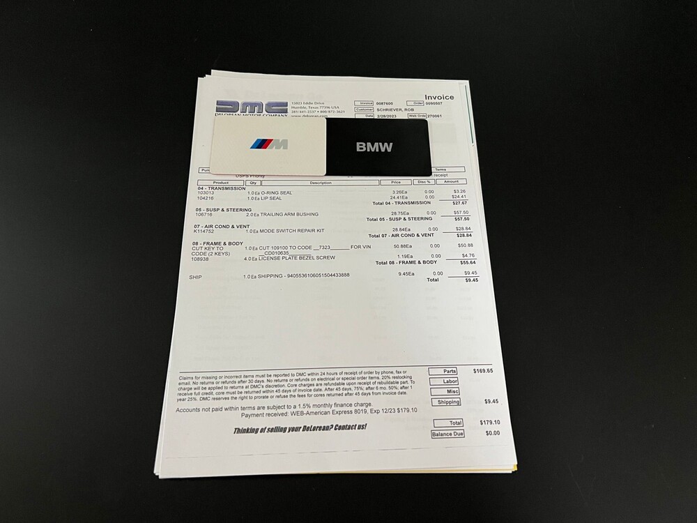 DeLorean DMC-12 2.8 V6 130PS 1981