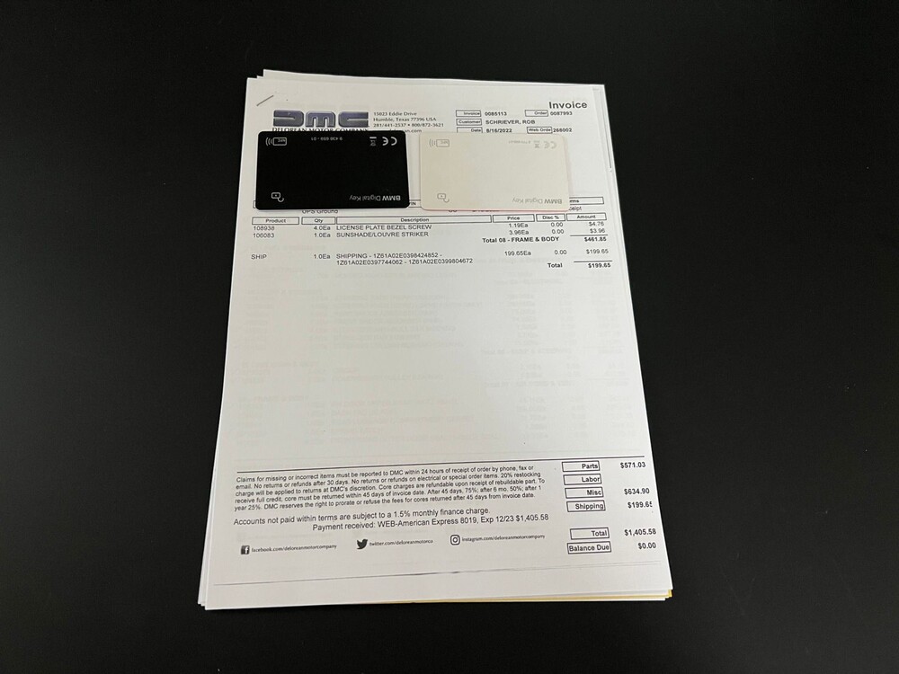 DeLorean DMC-12 2.8 V6 130PS 1981