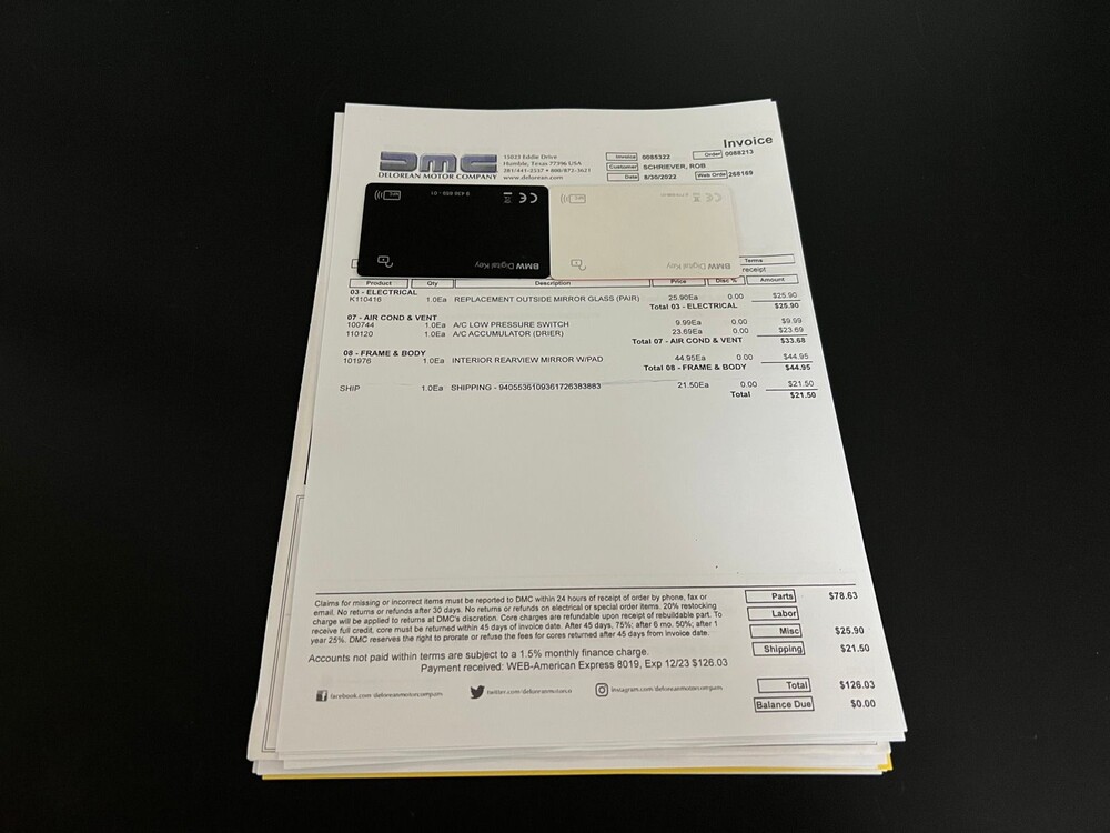 DeLorean DMC-12 2.8 V6 130PS 1981