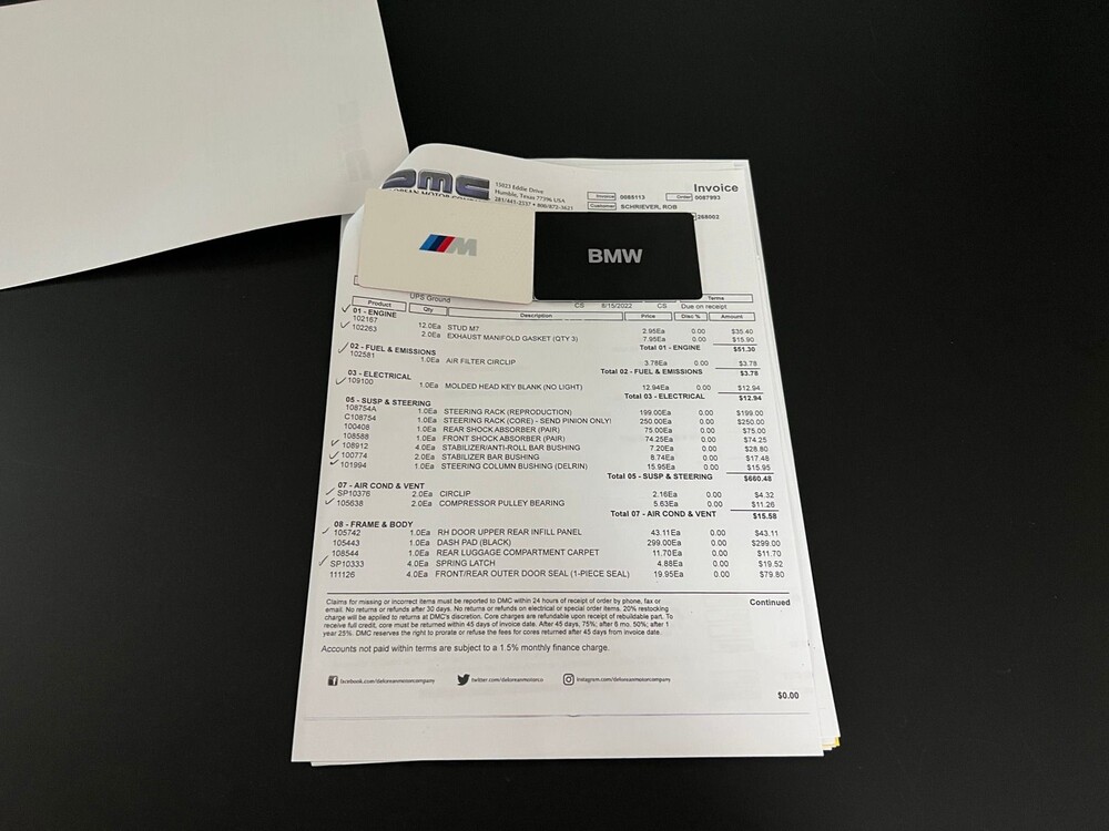 DeLorean DMC-12 2.8 V6 130PS 1981