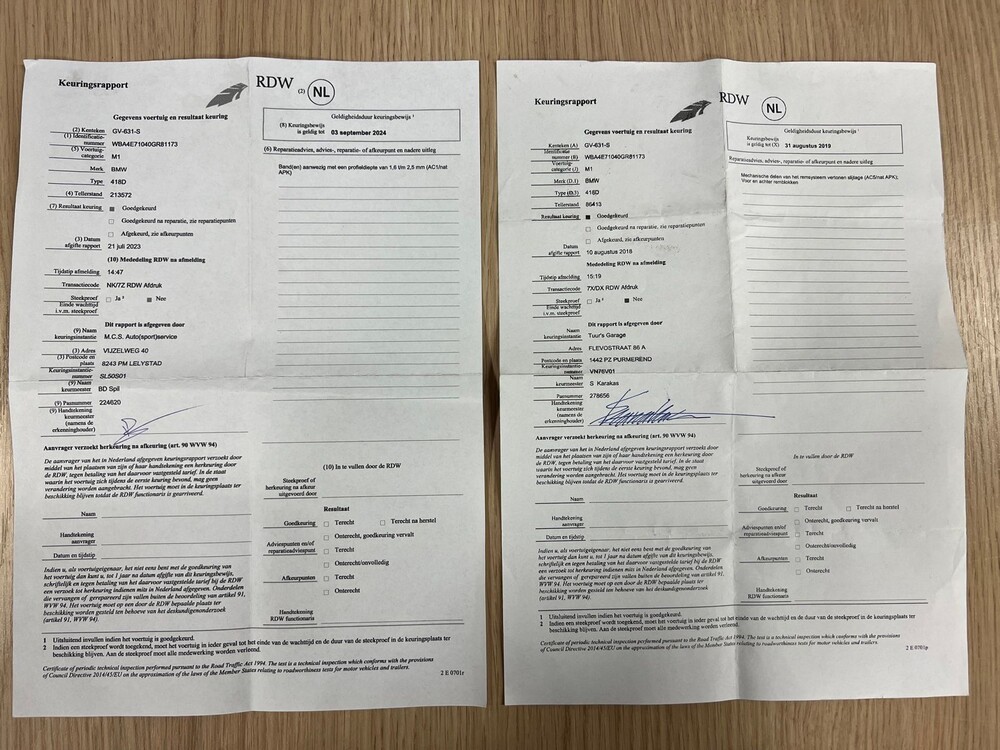 BMW 418d Gran Coupé M-Sport M-Performance F36 4er 150PS 2015 -Orig. NL-, GV-631-S