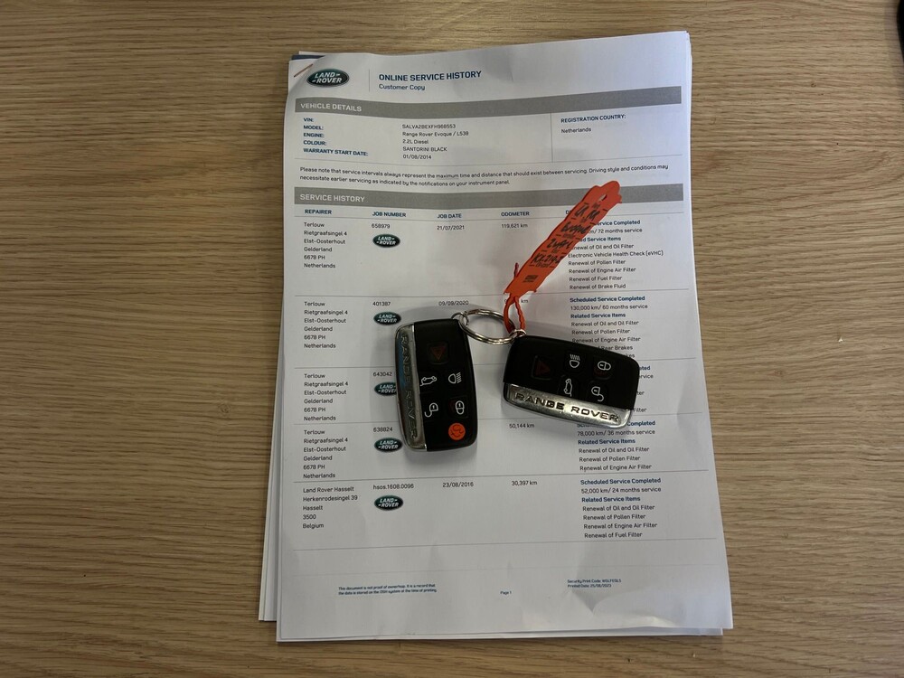 Land Rover Range Rover Evoque SD4 4WD Autobiography 190PS 2014, KX-219-Z