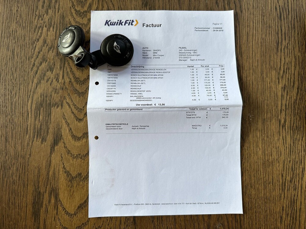 Mini Cooper Chili 1.6 120pk 2008 Orig. NL, 28-HDP-5