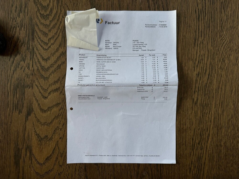 Mini Cooper Chili 1.6 120pk 2008 Orig. NL, 28-HDP-5