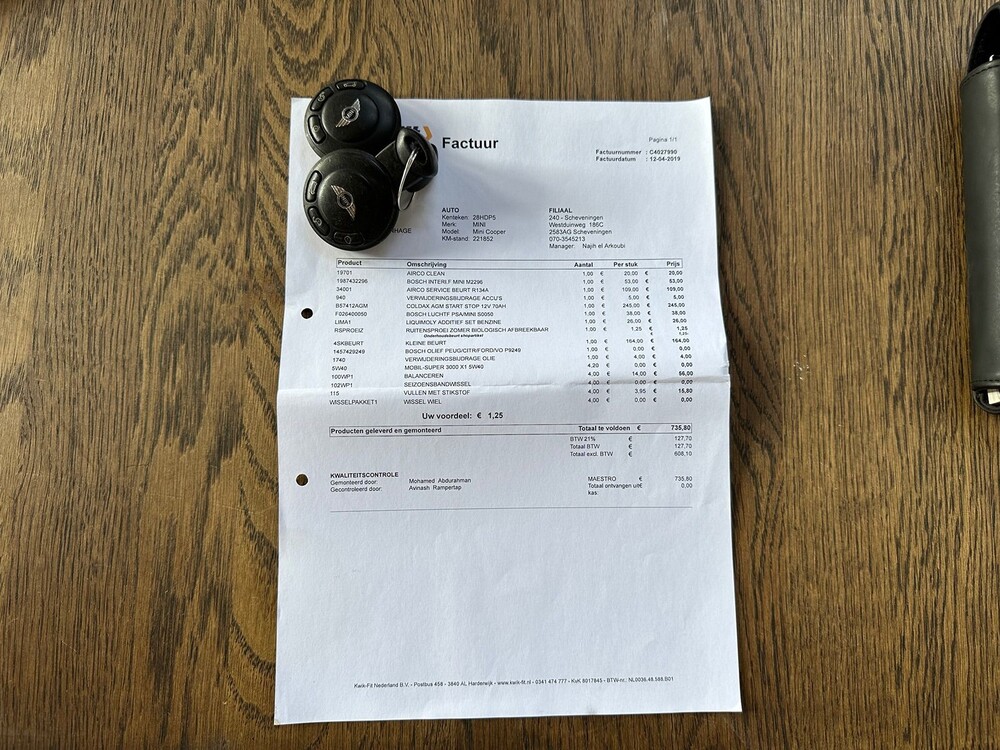 Mini Cooper Chili 1.6 120pk 2008 Orig. NL, 28-HDP-5