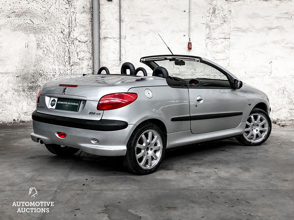Peugeot 206 CC 1.6-16V 109pk 2002 -Orig. NL-, 83-JK-FL