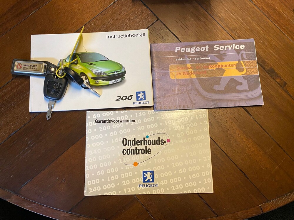 Peugeot 206 CC 1.6-16V 109pk 2002 -Orig. NL-, 83-JK-FL