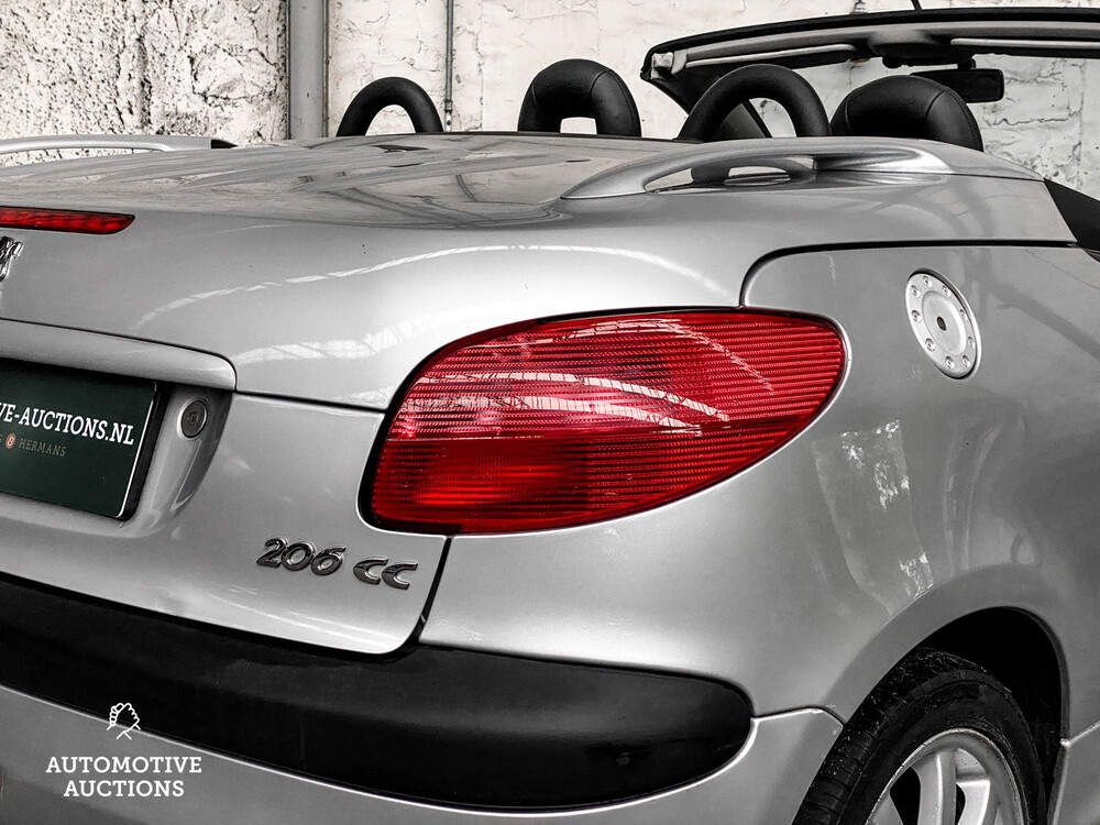 Peugeot 206 CC 1.6-16V 109pk 2002 -Orig. NL-, 83-JK-FL
