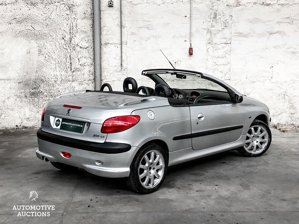 Peugeot 206 CC 1.6-16V 109pk 2002 -Orig. NL-, 83-JK-FL
