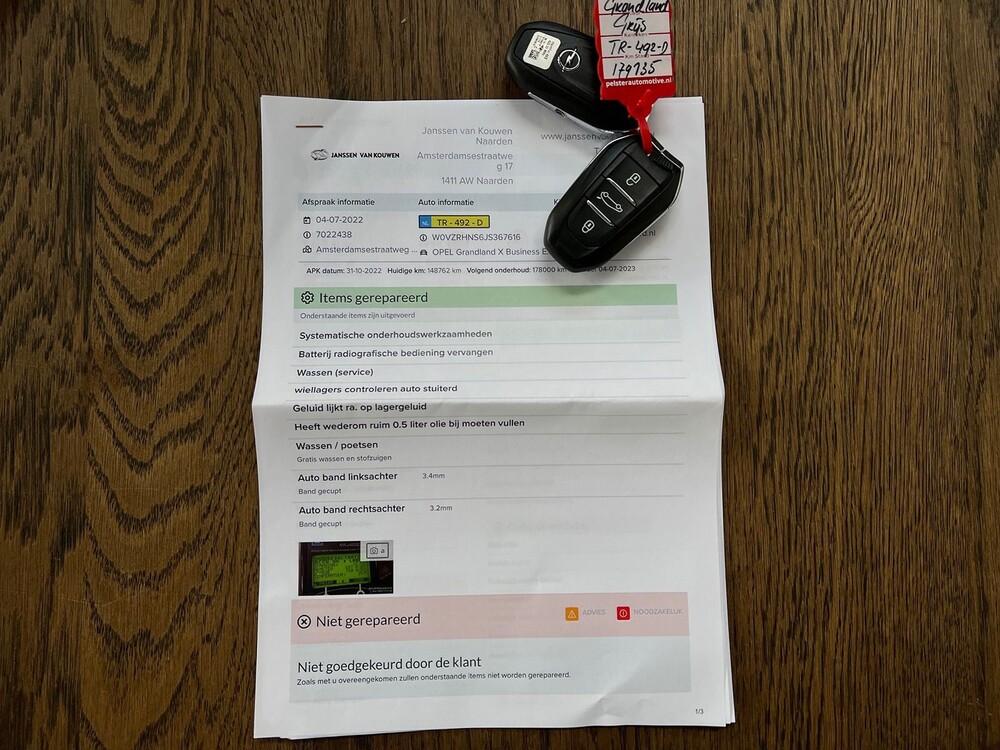 Opel Grandland X Turbo Business Executi 131pk 2018 -Orig. NL-, TR-492-D