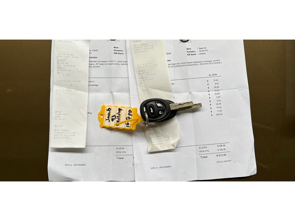 Saab 9-5 2.3t Linear Business 185pk 2006 -Orig. NL-, 16-SP-PD