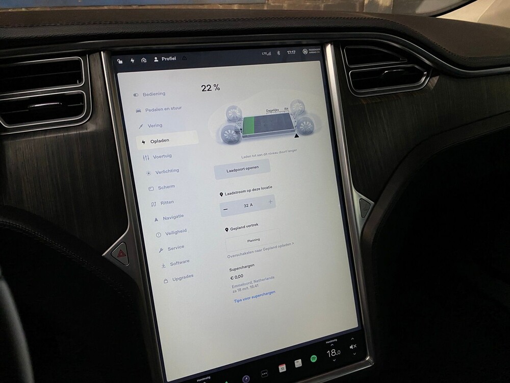 Tesla Model S 85 Base -FREE LIFETIME CHARGING TESLA- 275PS 2013 -Orig, NL-, 4-SPG-64