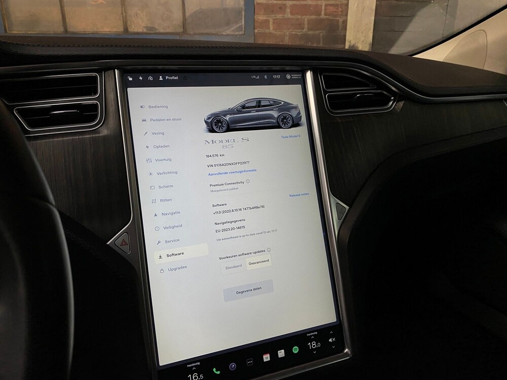 Tesla Model S 85 Base -FREE LIFETIME CHARGING TESLA- 275PS 2013 -Orig, NL-, 4-SPG-64