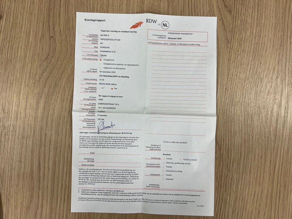 Porsche Panamera GTS 4.8 V8 430hp Sport-Chrono 2012 -Orig.  NL-, 84-XRP-5
