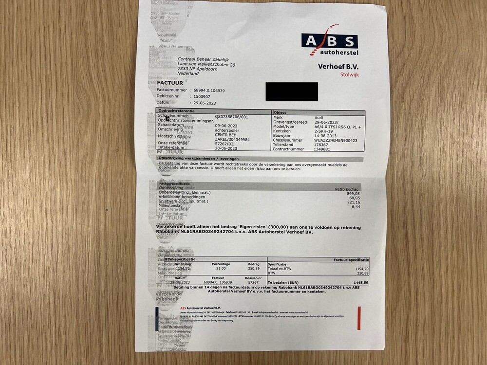 Audi RS6 4.0 TFSI V8 Quattro -MILLTEK- 560pk 2013 -CARBON-, 2-SKH-19