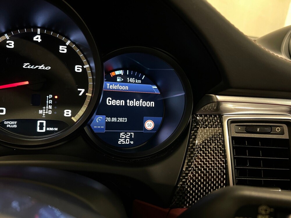 Porsche Macan Turbo 3.6 V6 400pk Sport-Design Sport-Chrono CARBON 2014, XF-975-G