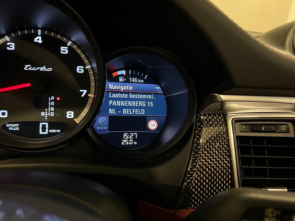 Porsche Macan Turbo 3.6 V6 400pk Sport-Design Sport-Chrono CARBON 2014, XF-975-G