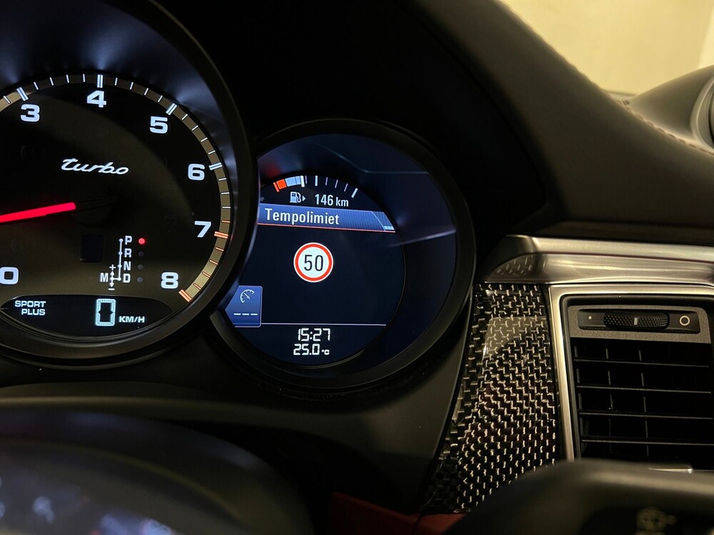 Porsche Macan Turbo 3.6 V6 400pk Sport-Design Sport-Chrono CARBON 2014, XF-975-G