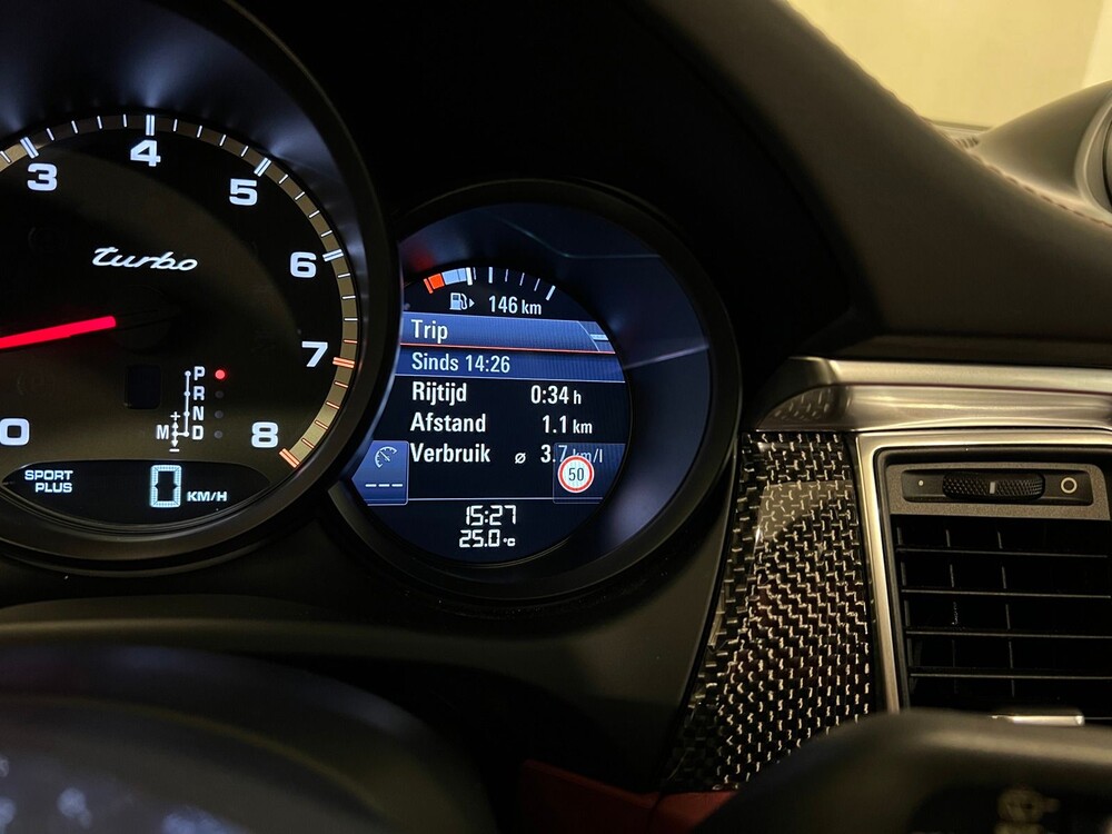 Porsche Macan Turbo 3.6 V6 400pk Sport-Design Sport-Chrono CARBON 2014, XF-975-G