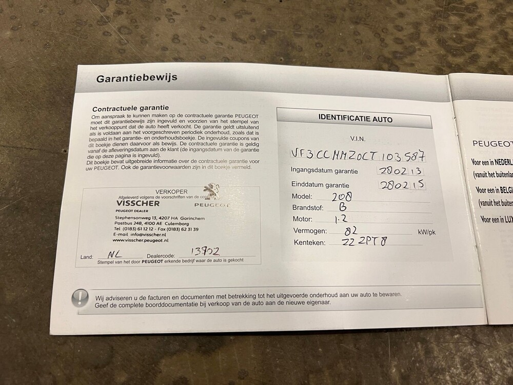 Peugeot 208 VTi Envy 82pk 2013 -Orig. NL-, 22-ZPT-8