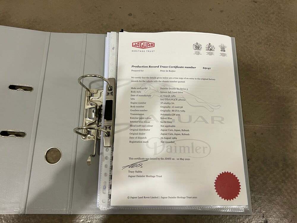 Daimler Double Six 6.0 V12 Serie 3 264pk 1990, L-022-HD