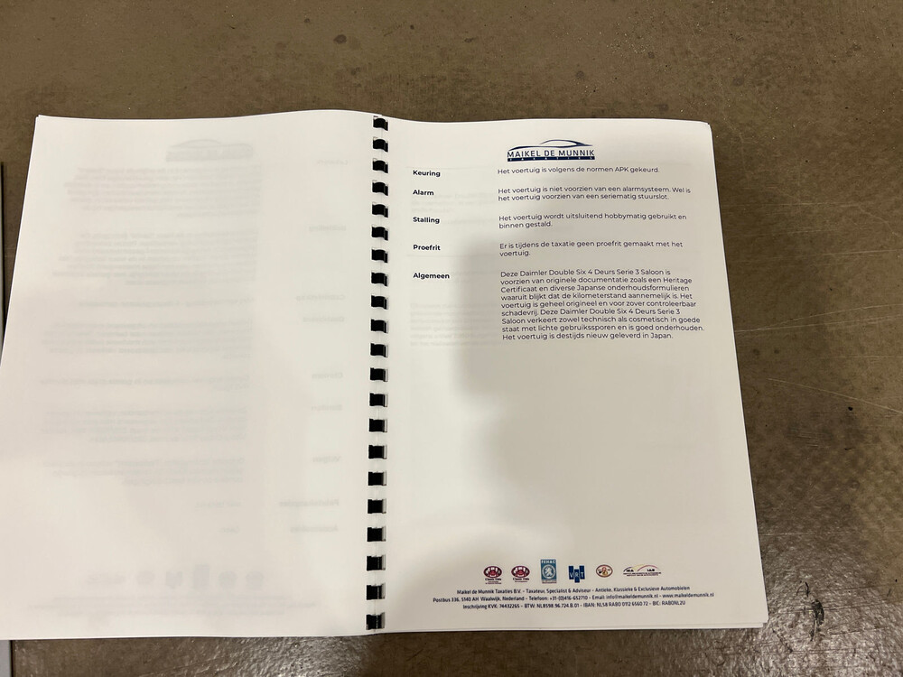 Daimler Double Six 6.0 V12 Serie 3 264pk 1990, L-022-HD