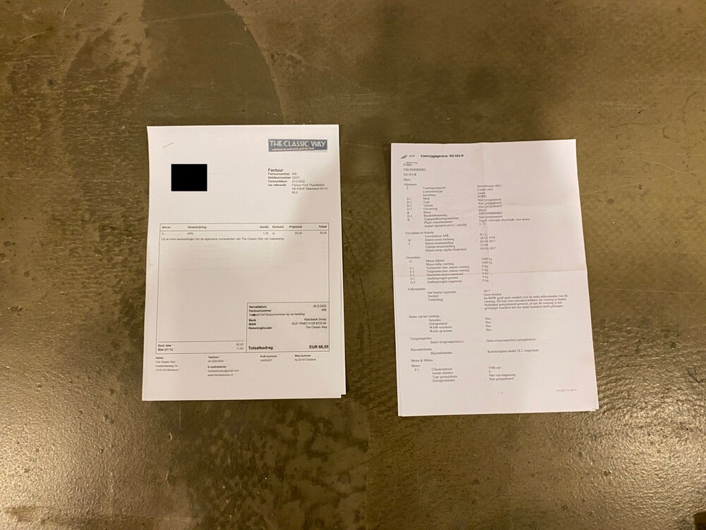 Ford Thunderbird Diamont Jubilee Edition 151pk 1978, NS-593-R