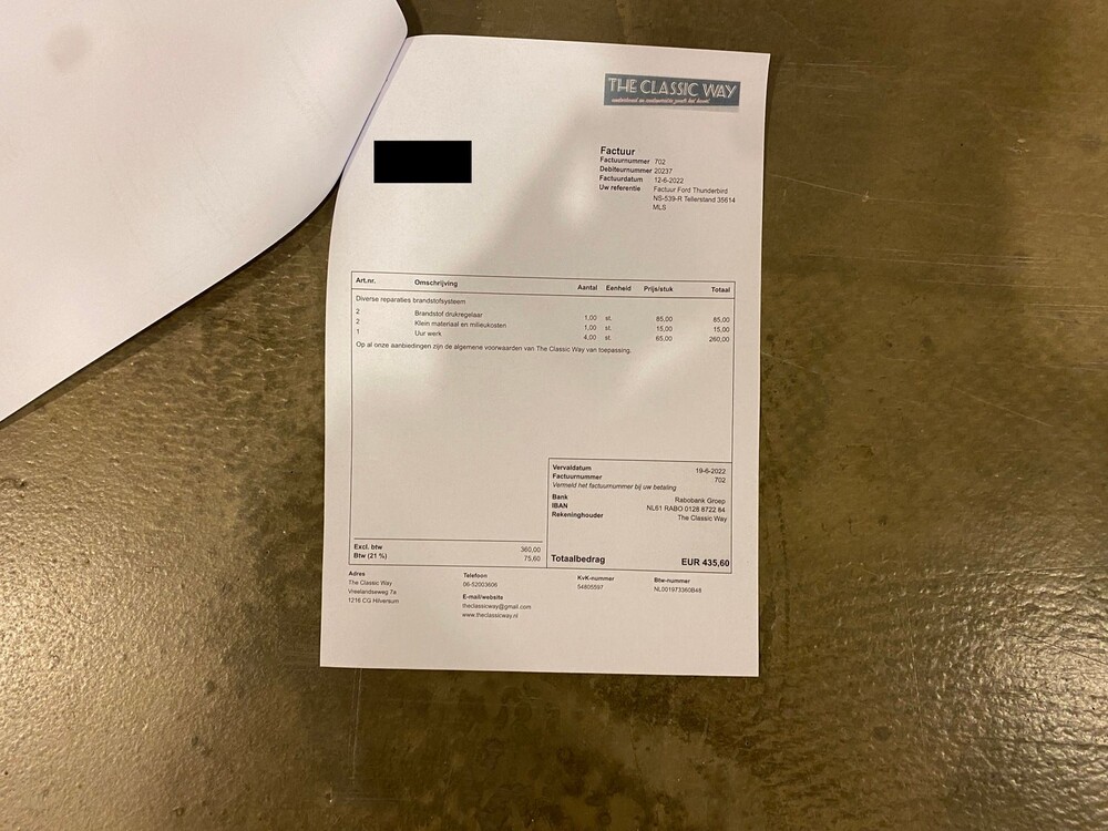 Ford Thunderbird Diamont Jubilee Edition 151pk 1978, NS-593-R