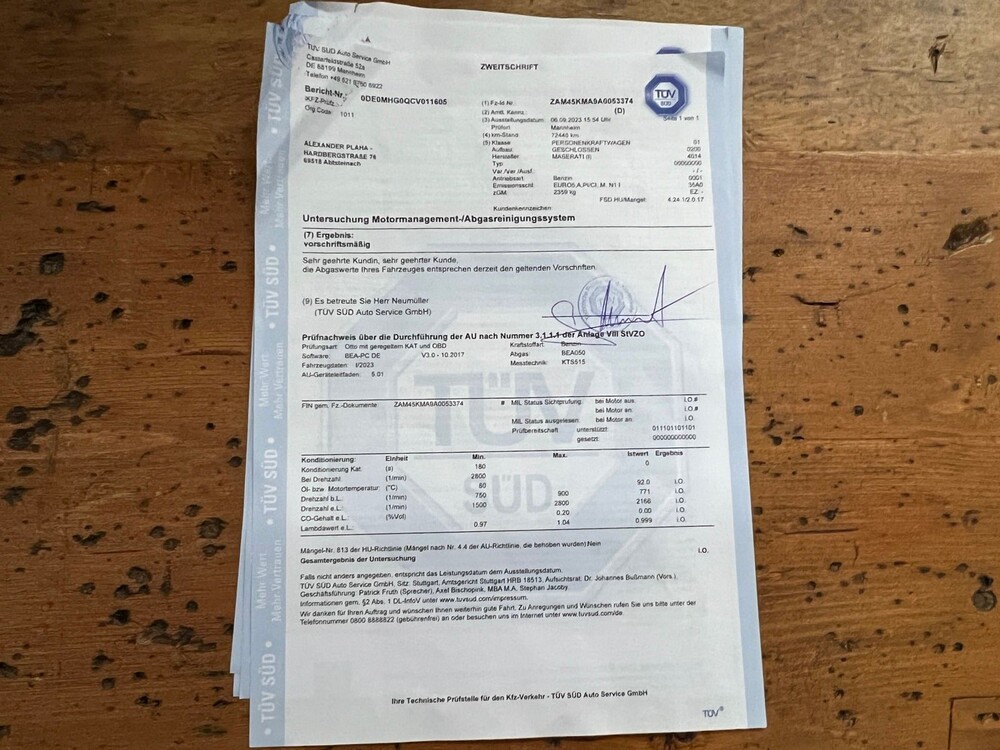 Maserati Gran Cabrio 4.7 460PS 2010 