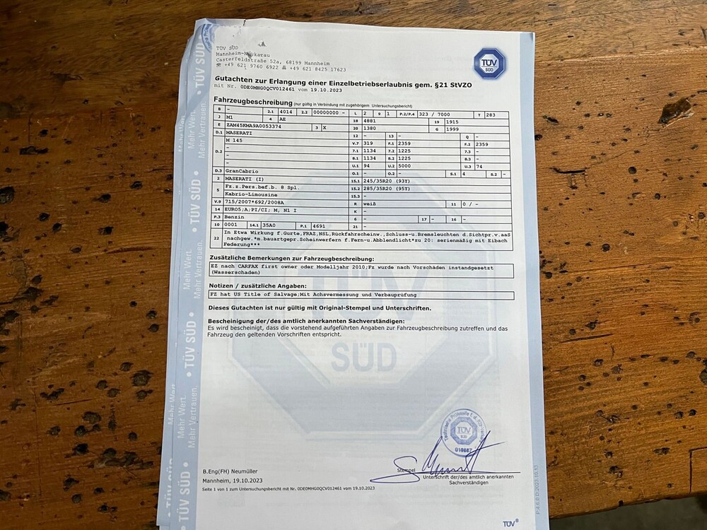 Maserati Gran Cabrio 4.7 460PS 2010 